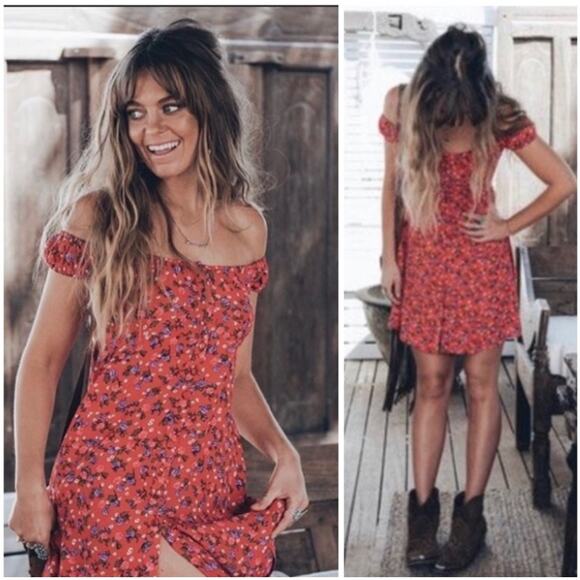 Spell Rambling Rose Vintage Mini Dress - Picture 1 of 8